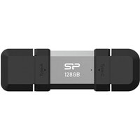 Silicon Power USB-Stick 128GB USB3.2 + Type-C C51 Black