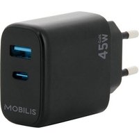 Mobilis Wall Charger 45W - 1 USB A + 1 USB C - GaN