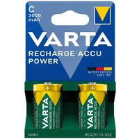 Varta Akku RECHARGE Power    C HR14 3000mAh   NEU  2St. Varta Akku RECHARGE Power    C HR14 3000mAh   NEU  2St.