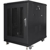 LANBERG 19" 15U 600x800 freist. perfor. Tür (FlatPack) sw (Speditionsversand)