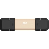 Silicon Power USB-Stick 1TB USB3.2 + Type-C DS72 Gold