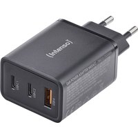Intenso Power Adapter 1x USB-A/2x USB-C 65W GaN Black