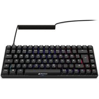 Sharkoon Gaming Tastatur Skiller SGK50S3 PBT schwarz-gelbRGB