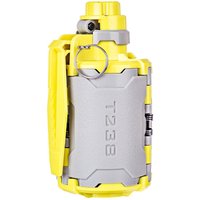 T238 V2 Large Capacity Grenade Toy with Time-delayed Function for Nerf Gel Ball BBs Airsoft Wargame - Grey + Yellow