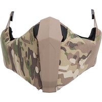 FMA Outdoor Activity Airsoft Breathability Mandible Half Face Mask for Helmet Rail