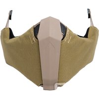 FMA Outdoor Activity Airsoft Breathability Mandible Half Face Mask for Helmet Rail
