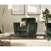 Naples Emerald Velvet Armchair
