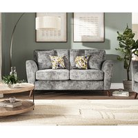 Naples Grey Velvet 2 Seater Sofa