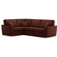 Bella Rustic Fabric Large Left Hand Facing Corner Sofa