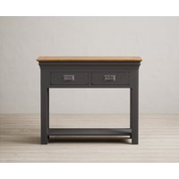Charwood Oak and Charcoal Painted Console Table