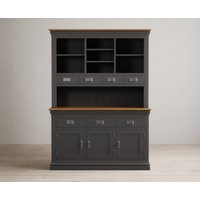 Charwood Oak and Charcoal Painted Large Dresser