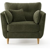 Capri Emerald Boucle Fabric Armchair