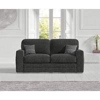 Madden Charcoal Grey Fabric Two Seater Sofa