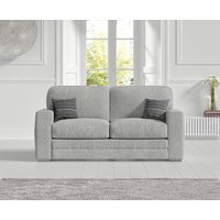 Madden Light Grey Fabric Two Seater Sofa