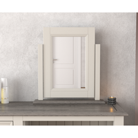 Dartmouth Oak and Soft White Painted Dressing Table Mirror