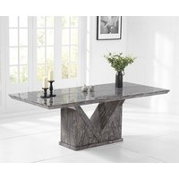 Milan 220cm Grey Marble Dining Table