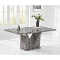 Milan 180cm Grey Marble Dining Table