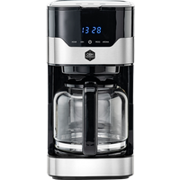 OBH Nordica Timer Aroma Kaffebryggare Svart Silver Timerfunktion 2330