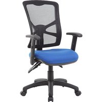 Blue Ergo Operator Chair - Blue 3 Lever Mesh Comfort Ergonomical Adjustable Office Seat