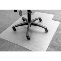 Office Chair Mat For Carpets PVC Lipped 900x1200mm ClearTransparent Office Chair Mat For Carpets PVC Lipped 900x1200mm ClearTransparent