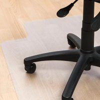 Office Chair Mat For Hard Floors PVC Lipped 900x1200mm Office Chair Mat For Hard Floors PVC Lipped 900x1200mm