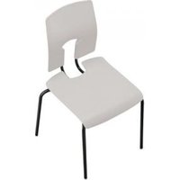 SE Ergonomic Polypropylene Chair Ivory 260mm SE Ergonomic Polypropylene Chair Ivory 260mm