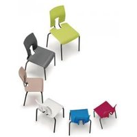SE Ergonomic Polypropylene Chair Ivory 350mm SE Ergonomic Polypropylene Chair Ivory 350mm