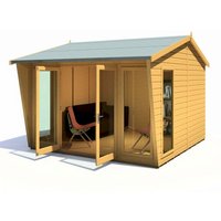 Shire Burghclere Summerhouse 10 ft x 10 ft, Brown