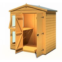Shire Sun Hut Potting Shed 6 ft x 4 ft, Brown