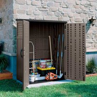 Suncast Aston Large Storage Cabinet - Stone Grey, Grey