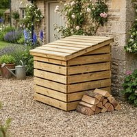 Zest Garden Storage Chest, Brown