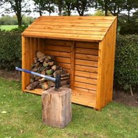 One Garden Get 20% Off Shire Log Store 2x5 Size Today