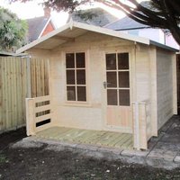 Shire Maulden Log Cabin with Veranda 11x9