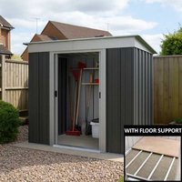 One Garden Get 10% Discount on Yardmaster 84APZ Metal Shed with Floor Frame 224 x 104m