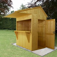Shire Wooden Shed and Garden Bar, Brown