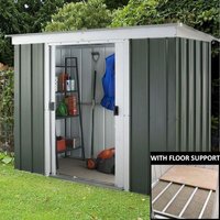 One Garden Get 31% Discount on Yardmaster Emerald Pent 84GPZ Metal Shed with Floor