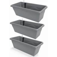 One Garden Enjoy 38% Discount Set of Three Gardenico SelfWatering Planters 400mm