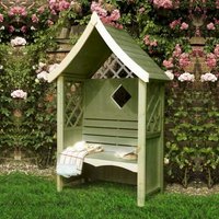 Rose Arbour with Attractive Diamond Motif and Trellis Features
