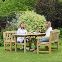 One Garden Deal Enjoy 15% Off Zest Emily Table with 2 Benches