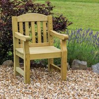 Zest4Leisure Wooden Emily Chair, Brown