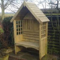 Mimosa Arbour with Attractive Window Design