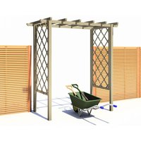 Shire Arch Trellis Pergola 6x3