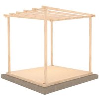 Shire Ivy Pergola Kit 8x8 with Decking