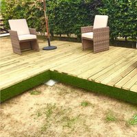 Swift Deck Complete Corner Decking Kit 4.75m x 4.7m Swift Deck Complete Corner Decking Kit 4.75m x 4.7m