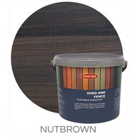 Protek Shed and Fence Stain - Nut Brown 25 Litre