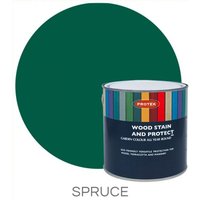 Protek Wood Stain & Protector - Spruce 1 Litre