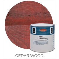 Protek Royal Exterior Wood Stain - Cedar Wood 5 Litre