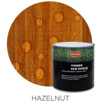 Protek Wood Preserver ++ Protek 5 Litre Timber Eco Shield - Hazelnut, Brown