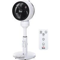 Homcom 28 Oscillating Air Circulator Fan - White"