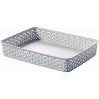 Curver My Style A4 Rattan Tray - Grey